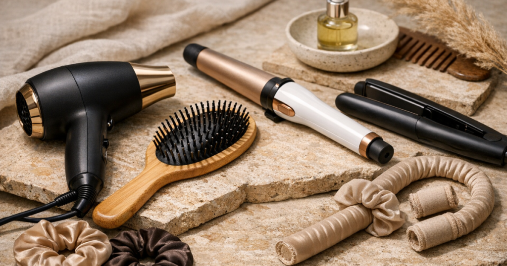 styling tools by hair type