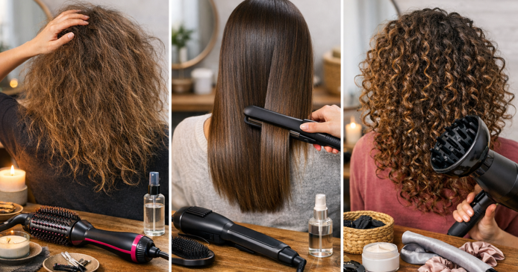 frizz styling tools