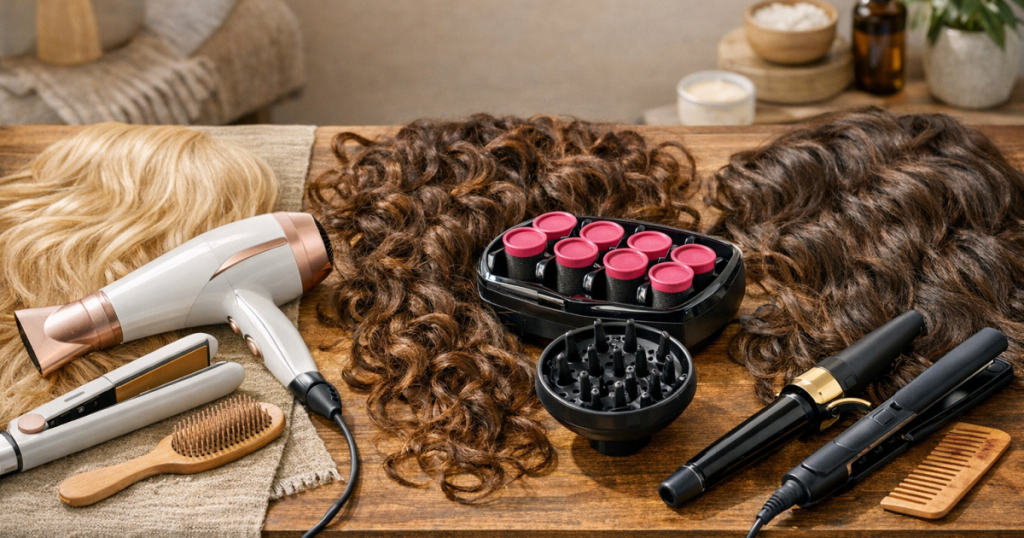 styling tools by hair type