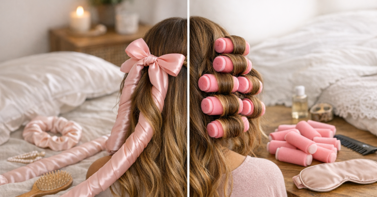 heatless curling ribbon vs foam rollers