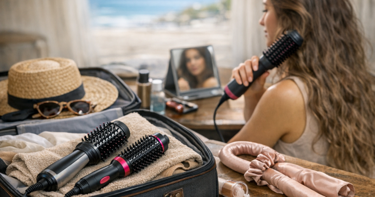 travel hot brushes