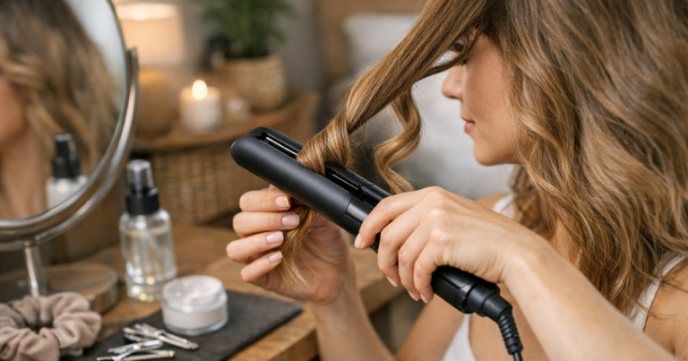 curl hair with straighteners