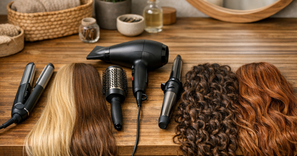 heat by hair type