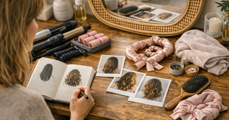 planning a hairstyle