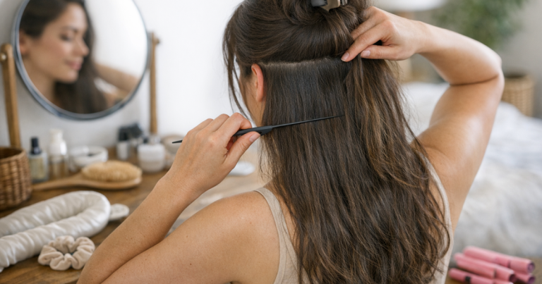 section thick hair