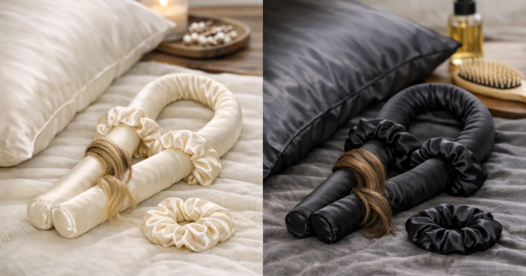 silk vs satin heatless curlers