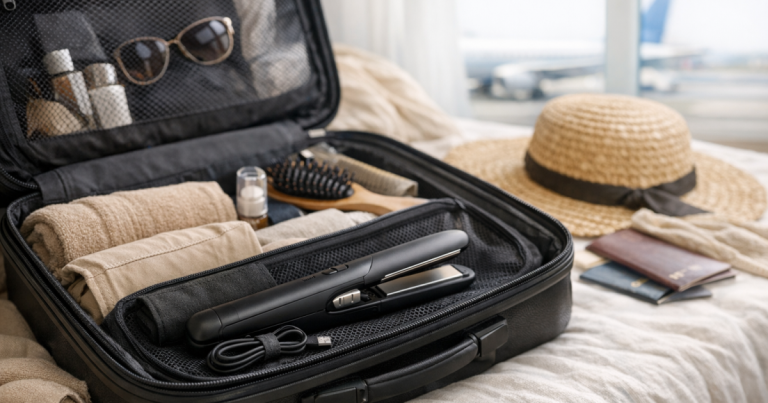 cordless straighteners in hand luggage