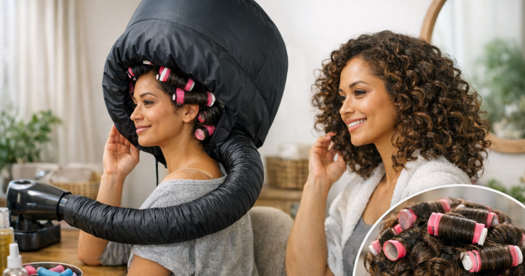 hooded dryer attachment