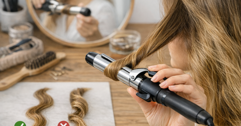 curling iron clamp